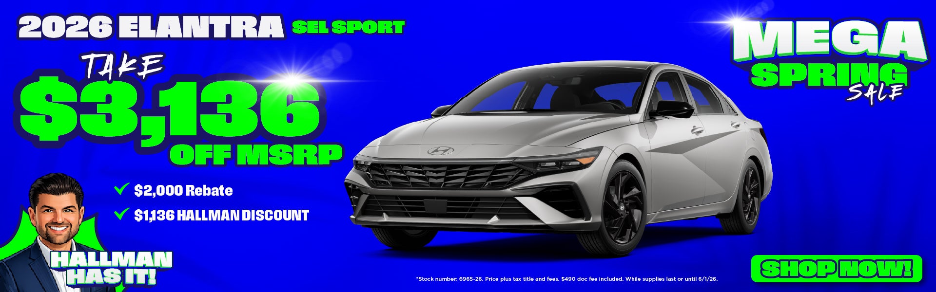 2026 Elantra Select Sport